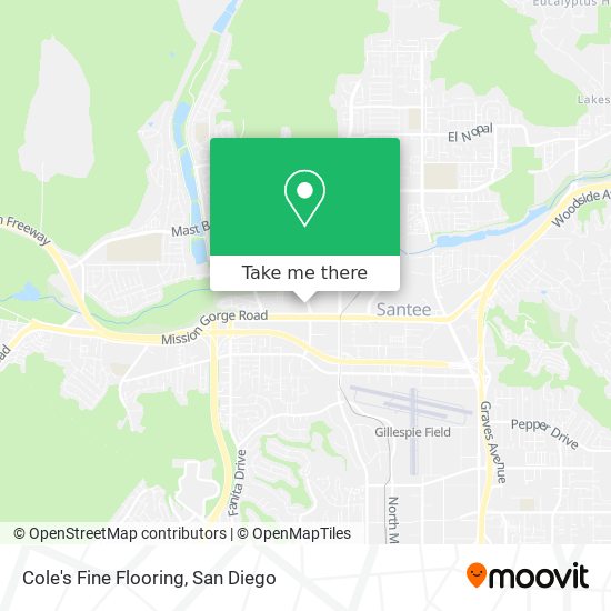 Mapa de Cole's Fine Flooring