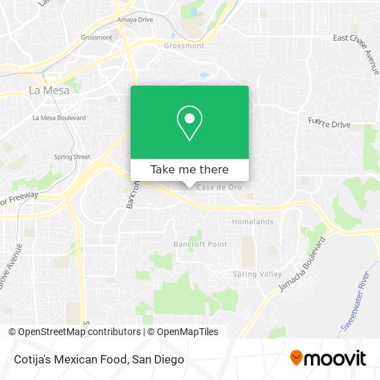 Mapa de Cotija's Mexican Food