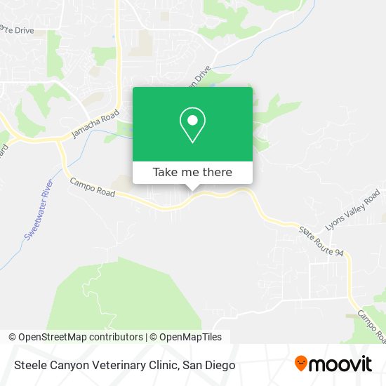 Mapa de Steele Canyon Veterinary Clinic