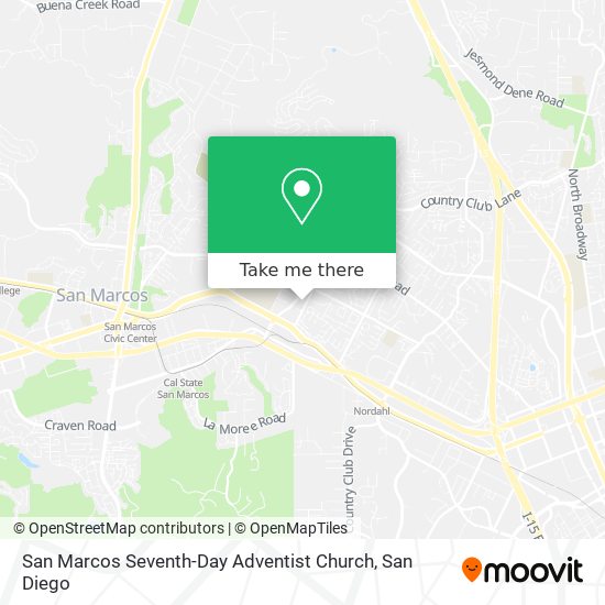 San Marcos Seventh-Day Adventist Church map