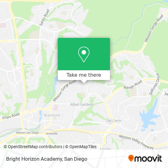 Bright Horizon Academy map