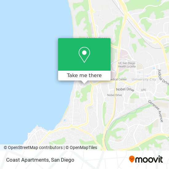 Coast Apartments map