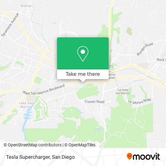 Tesla Supercharger map