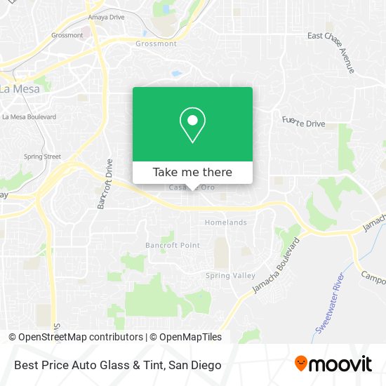 Best Price Auto Glass & Tint map