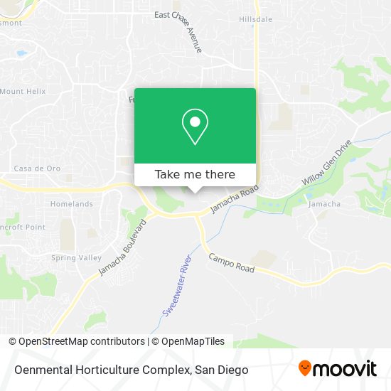 Oenmental Horticulture Complex map