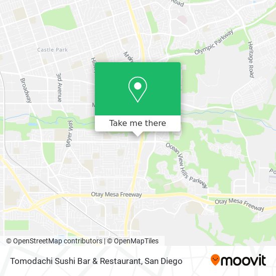 Mapa de Tomodachi Sushi Bar & Restaurant