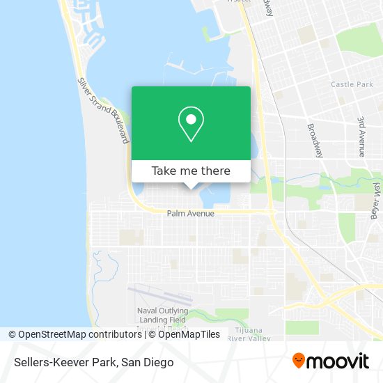 Sellers-Keever Park map