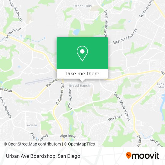 Urban Ave Boardshop map