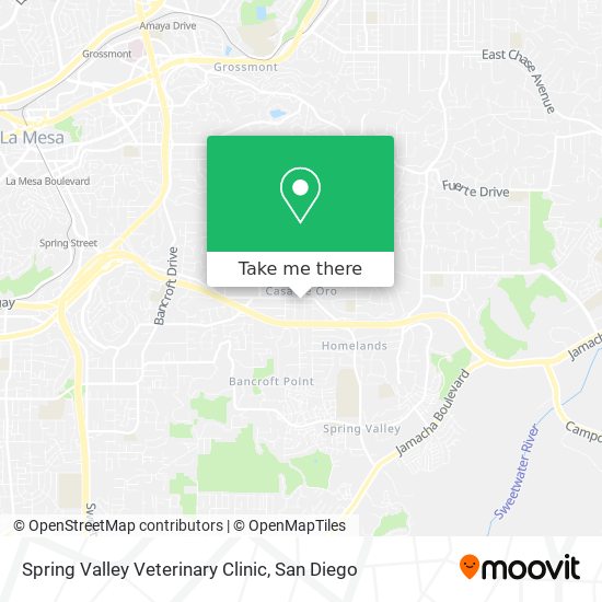 Spring Valley Veterinary Clinic map