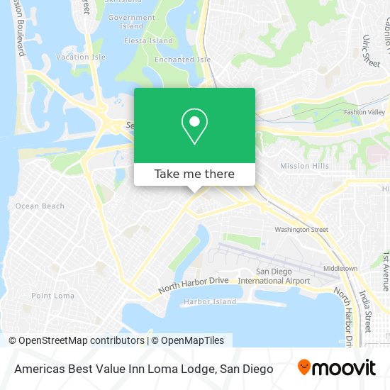Mapa de Americas Best Value Inn Loma Lodge