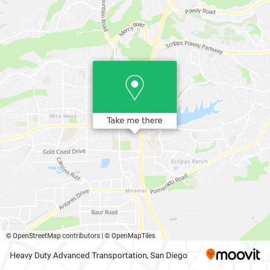 Heavy Duty Advanced Transportation map