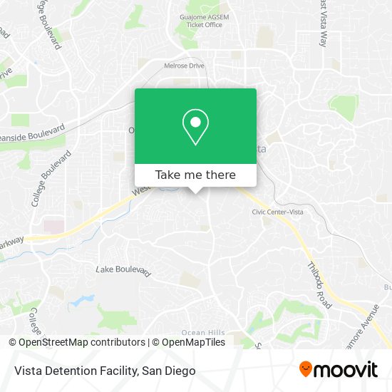 Vista Detention Facility map