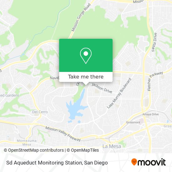 Sd Aqueduct Monitoring Station map