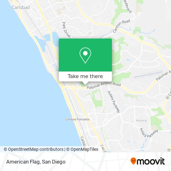 Mapa de American Flag