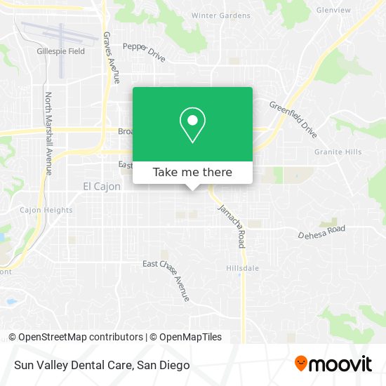 Mapa de Sun Valley Dental Care