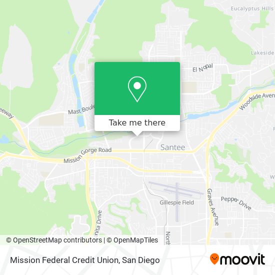 Mapa de Mission Federal Credit Union