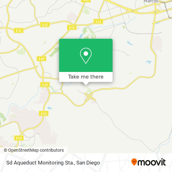 Sd Aqueduct Monitoring Sta. map