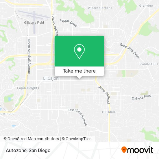 Autozone map