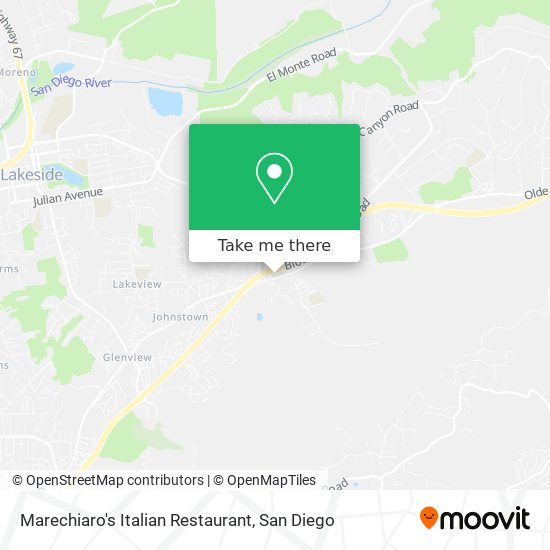 Mapa de Marechiaro's Italian Restaurant