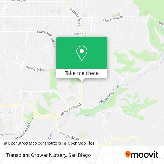 Mapa de Transplant Grower Nursery