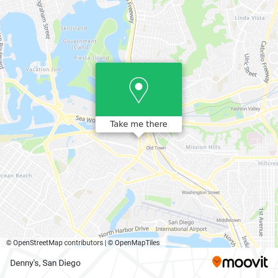 Denny's map