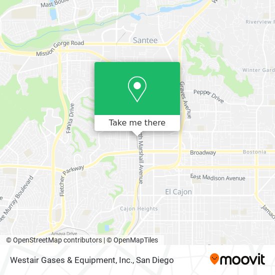 Westair Gases & Equipment, Inc. map