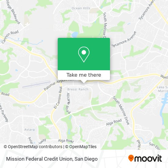 Mission Federal Credit Union map