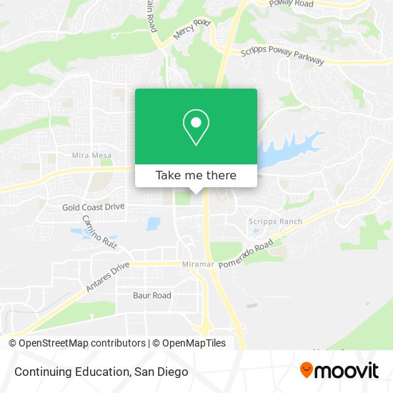 Continuing Education map