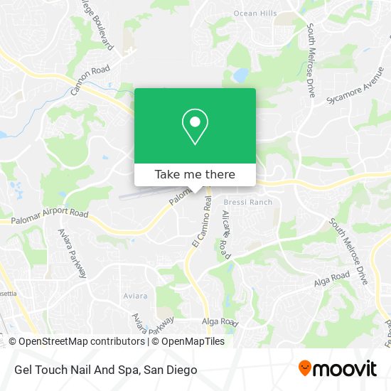 Gel Touch Nail And Spa map