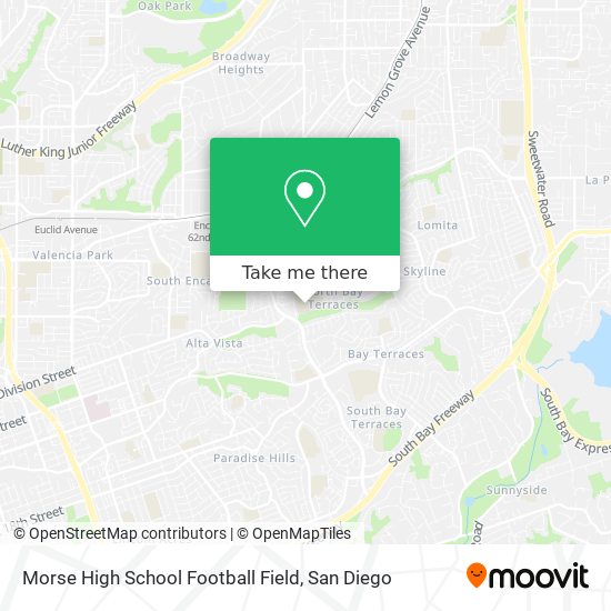 Mapa de Morse High School Football Field