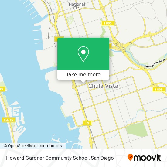 Mapa de Howard Gardner Community School