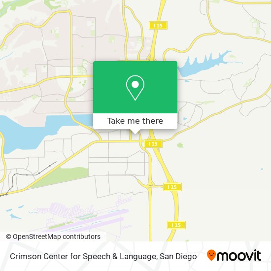 Crimson Center for Speech & Language map