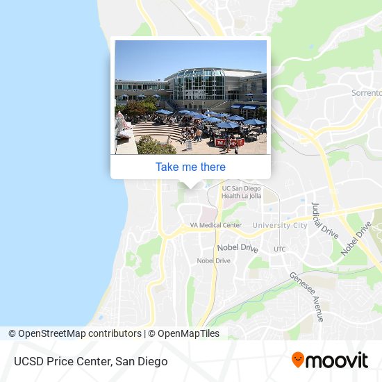UCSD Price Center map