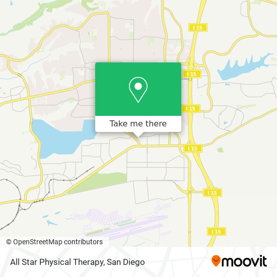 Mapa de All Star Physical Therapy