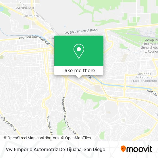 Mapa de Vw Emporio Automotriz De Tijuana