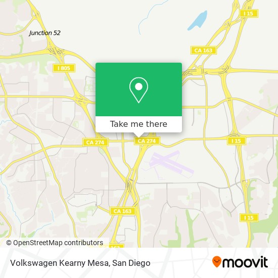 Mapa de Volkswagen Kearny Mesa