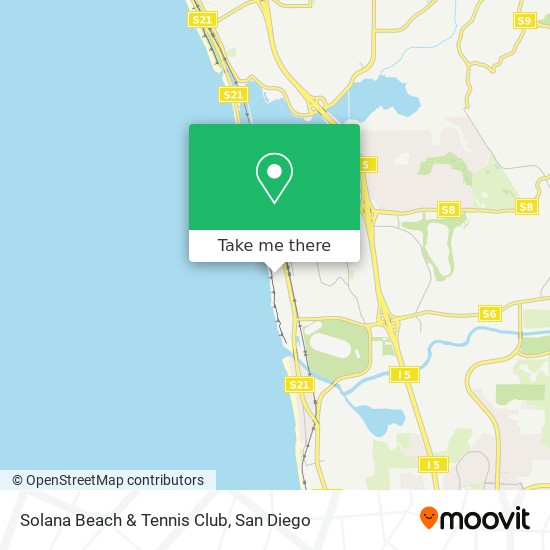 Mapa de Solana Beach & Tennis Club