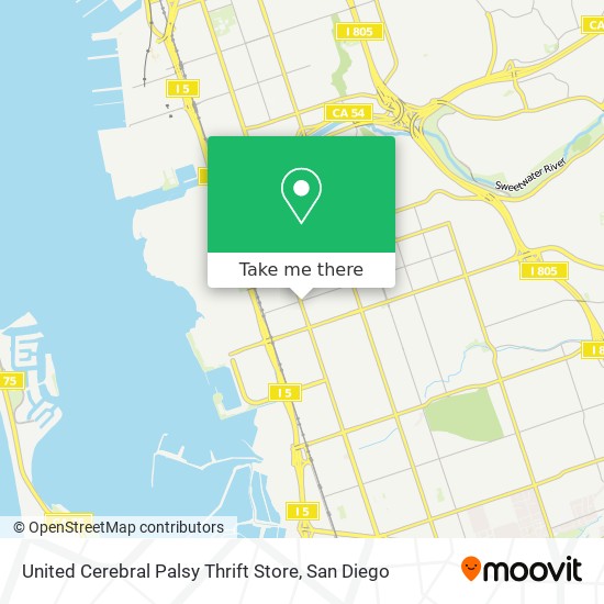 United Cerebral Palsy Thrift Store map