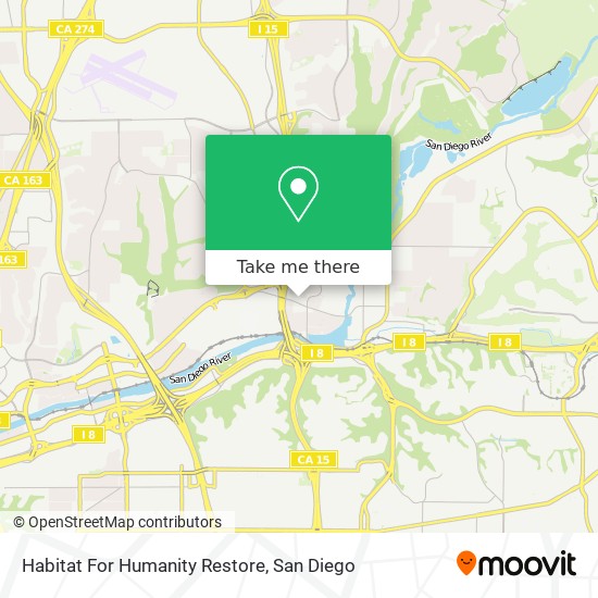 Mapa de Habitat For Humanity Restore