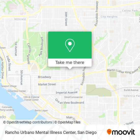 Rancho Urbano Mental Illness Center map