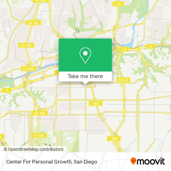 Mapa de Center For Personal Growth