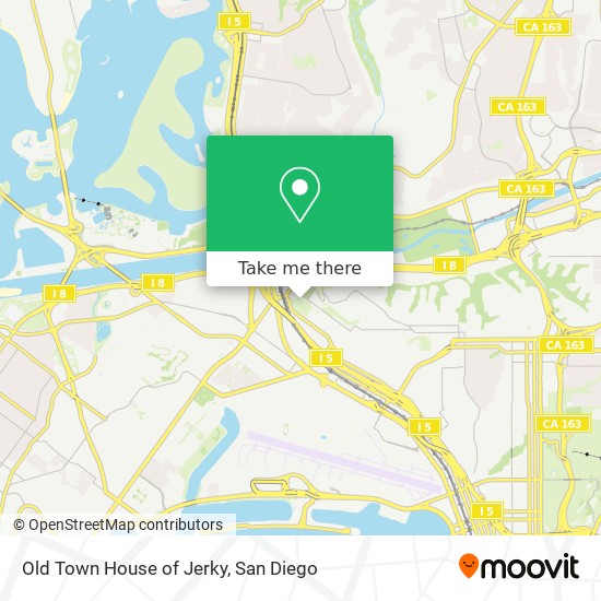 Old Town House of Jerky map