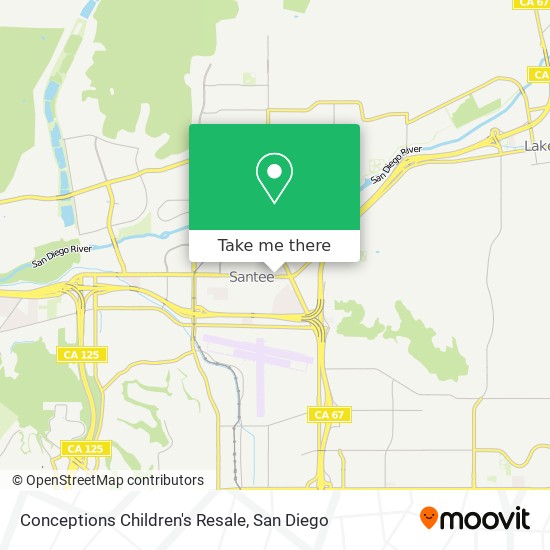 Conceptions Children's Resale map