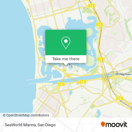 SeaWorld Marina map