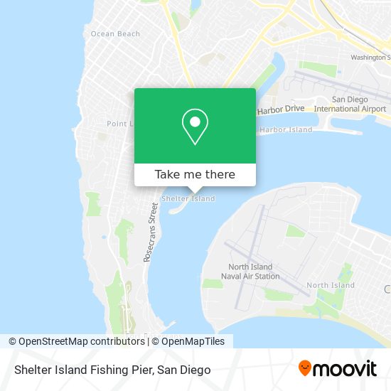 Shelter Island Fishing Pier map