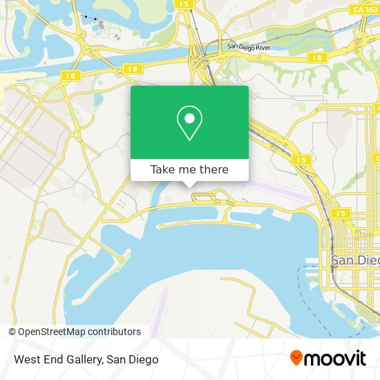 West End Gallery map