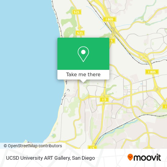 Mapa de UCSD University ART Gallery