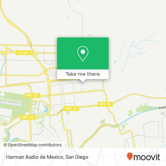 Harman Audio de Mexico map