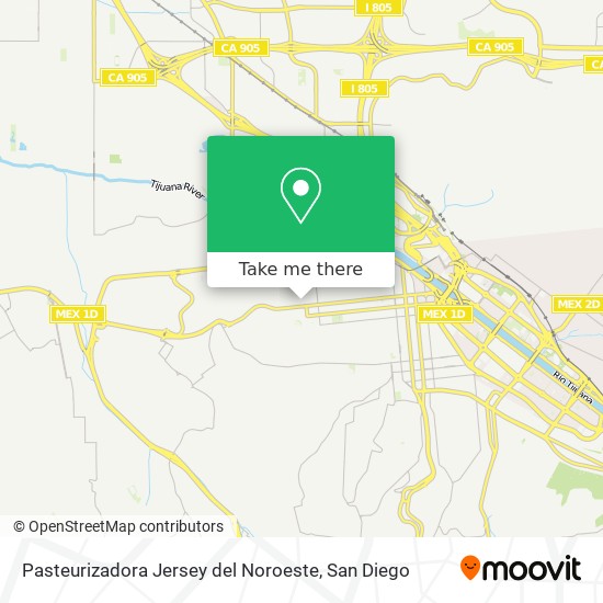 Pasteurizadora Jersey del Noroeste map