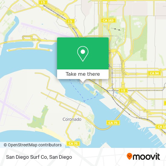 San Diego Surf Co map